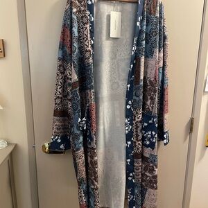 BloomChic Multicolor Floral Kimono